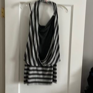 BEBE tunic size small halter top